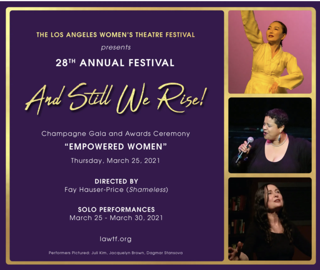 LA Women's Theatre Festival streaming from Whitefire Theatre! Soaring Solo Studios